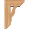 Ekena Millwork Funston Slat Smooth Bracket w/ Offset Brace, Western Red Cedar, 7 1/2"W x 18"D x 26"H BKT0806X18X26FST06SWR - alternate 4